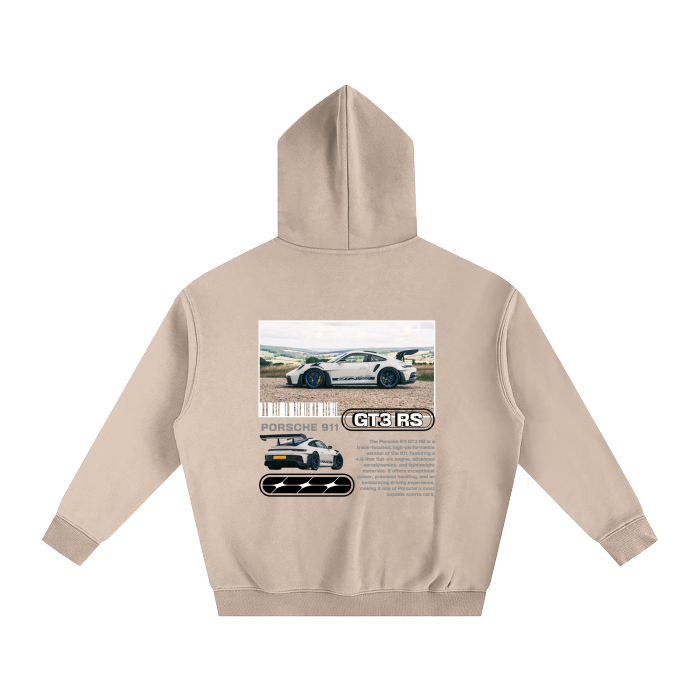 PORSCHE 911 GT3 RS OVERSIZED FLEECED HOODIE