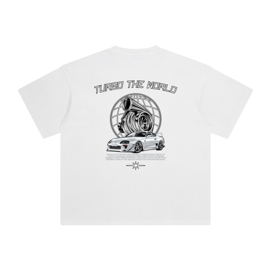 SUPRA TURBO THE WORLD WASHED TEE