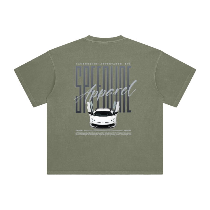 LAMBORGHINI SVJ WASHED OVERSIZED TEE