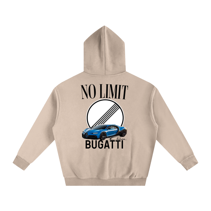 NO LIMIT BUGATTI CHIRON OVERSIZED FLEECED HOODIE